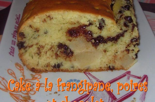 Recette Cake A La Frangipane Poires Et Pepites De Chocolat 750g