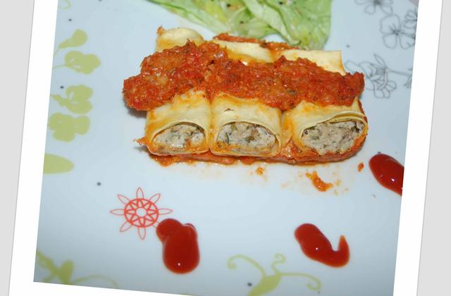 Cannelloni sardine et ricotta - Photo par nanie301