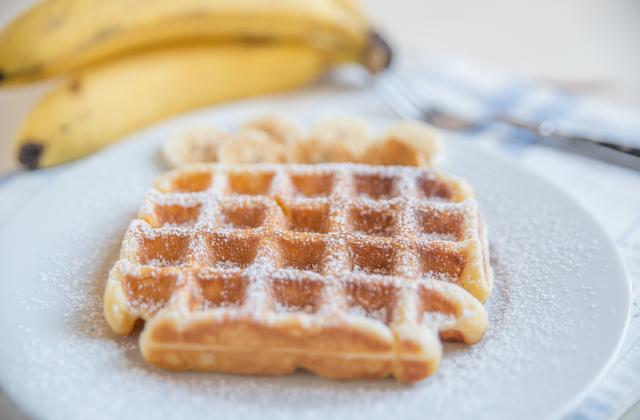 Gaufres saines à la banane - Photo par 750g