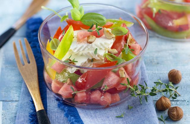 Salade fraîcheur de tomate et pastèque, Caprice des Anges - Caprice des dieux