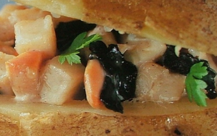Parmentier aux Saint-jacques et escargots - Photo par capali