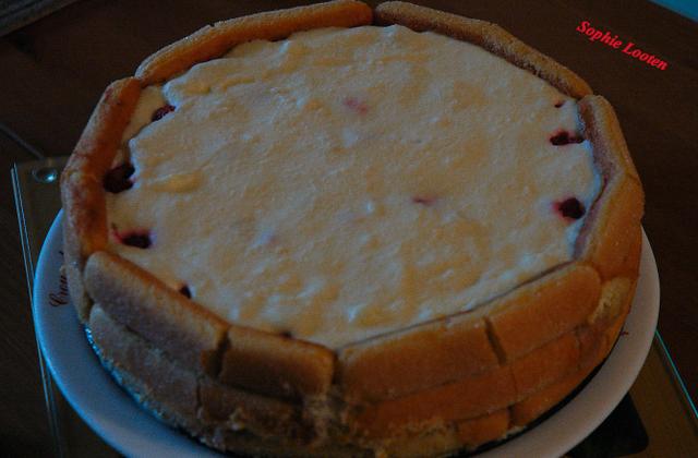 Charlotte aux framboises sans cuisson et inratable - Photo par sophieaF