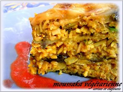 Moussaka végétarienne très parfumée - Photo par sylvetM