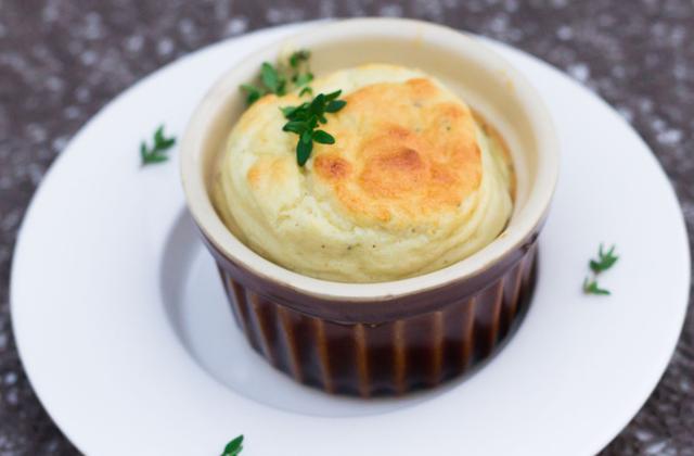 Soufflé au roquefort et au thym - Photo par christophe thermostat7.fr