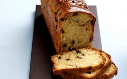 Brioche aux amandes et aux chocolats - Photo par Francine