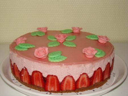 Fraisier à ma façon - Photo par Les Gâteaux Magiques d'Alilo