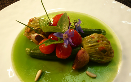 Mini légumes à la vapeur de sariette - Photo par bzhquem