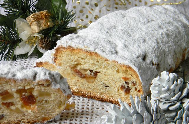 Christstollen de Dresde - Photo par La soupe à la citrouille