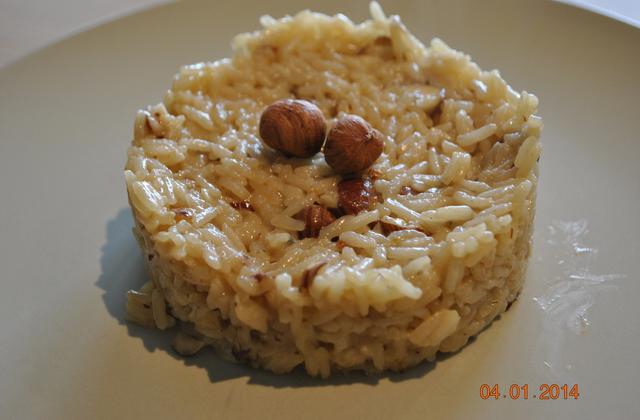 Risotto au gorgonzola & noisettes - Photo par sucette violette