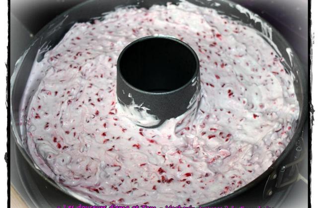 Vacherin express à la framboise - Photo par Les douceurs d'Ema et Tom