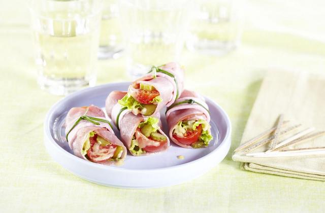 Petits rouleaux de jambon - Photo par Herta