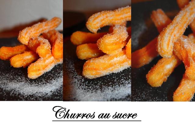 Churros au sucre ( ou chichis ) - Photo par lesdelq