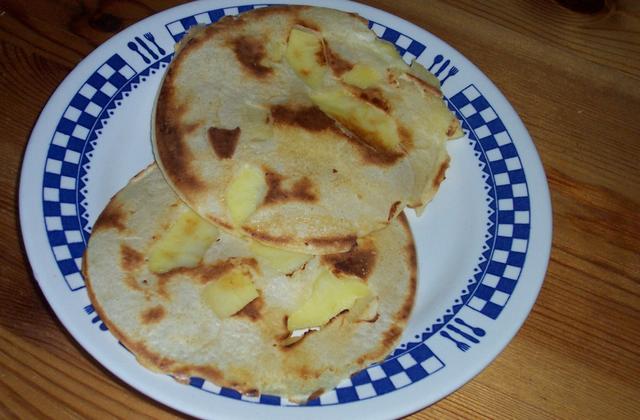 Mini crêpes aux pommes - Photo par mamabio