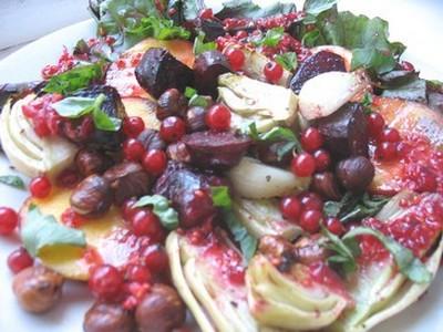 Salade estivale aux petits légumes rôtis - Photo par aphraa