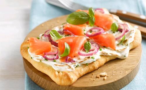 Mini pizzas au saumon - Photo par philad3