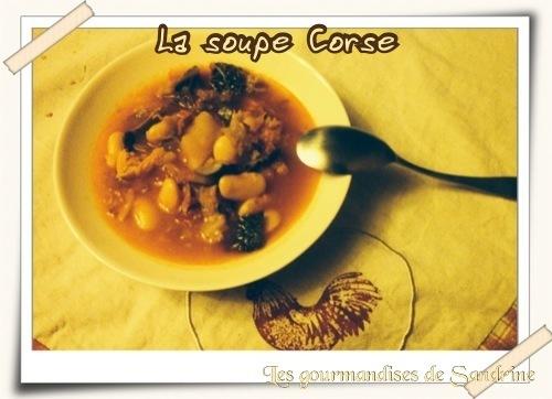 La soupe Corse - Les gourmandises de Sandrine