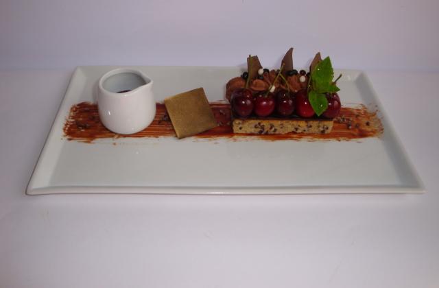 Choc ' Cherry : mon dessert 100% chocolat et quelques cerises - Photo par Sandrine Baumann