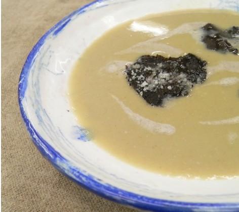Crème d'artichauts, parfums de truffes - Photo par Chef Damien