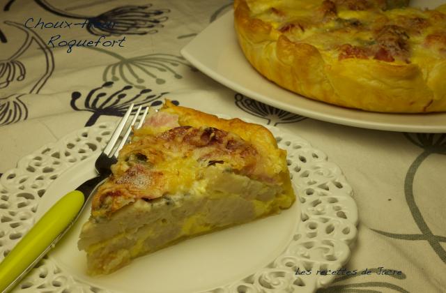Tarte choux-fleur, roquefort et jambon - Photo par jacre