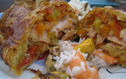 Feuilleté au saumon - Photo par noviceencuisine