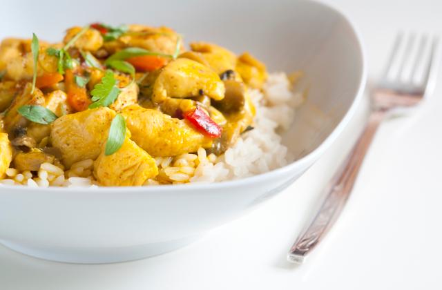 Curry de poulet façon Thaï - Photo par etsionmangeait