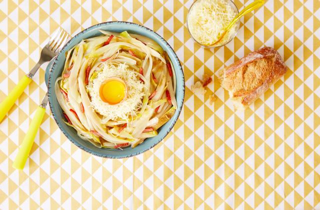 Endives à la carbonara - Photo par Perle du Nord