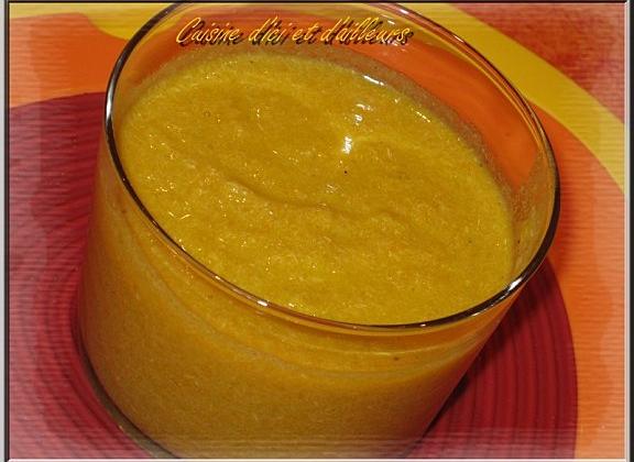 Velouté de dinde aux 3 légumes et cumin - Photo par chilub