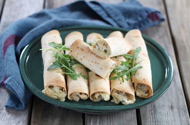 Taquitos au poulet et à la Fourme d'Ambert - Photo par Silvia Santucci