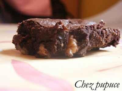 Brownies chocolat noir et noix - Photo par myriamn5