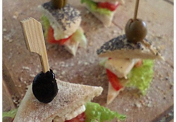 Sandwichs capricieux au caprice des Dieux - Photo par La petite cuisine de Sabine
