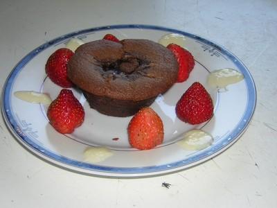 Coulants chocolat-pralinoise - Photo par beatri9w