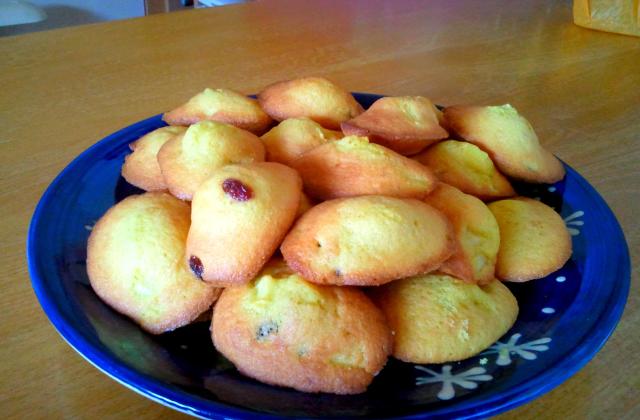 Madeleines pommes citrons raisins - Photo par mathilu2