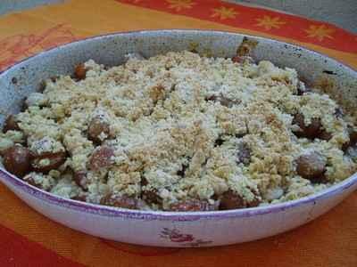Crumble aux mirabelles - Photo par newelm