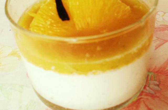 Panna cotta orange-vanille - Photo par kaoutaS