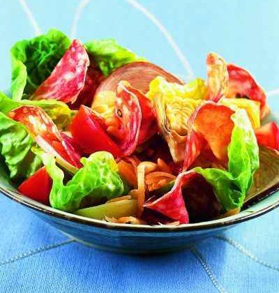 Salade Caesar, Saucisson Sec et Andouille - 750g