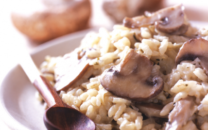 Risotto aux champignons facile - Photo par Passion Céréales