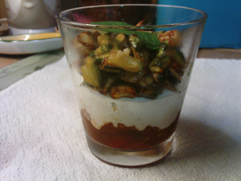 Verrine de courgettes - Photo par delphiKP