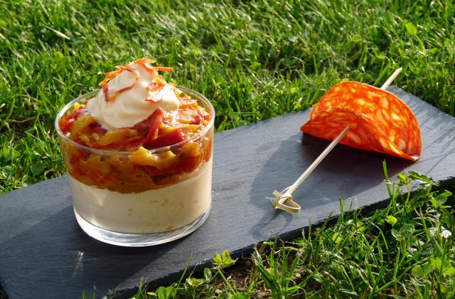 Verrine d'été aux deux poivrons - Photo par AurelieJeromeLucas
