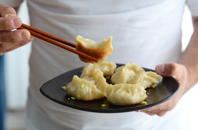 Gyoza au poulet - Photo par Nadia Paprikas