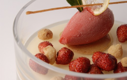 Panna cotta aux feuilles de laurier - Photo par ddwana