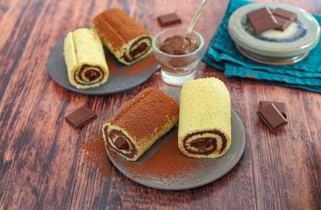 Mini-roulés au chocolat sans beurre, sans produits laitiers - Photo par Silvia Santucci