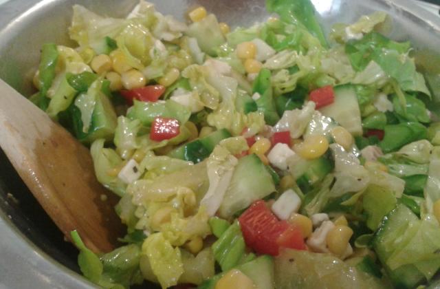 Salade croquante classique - Photo par cicoucook