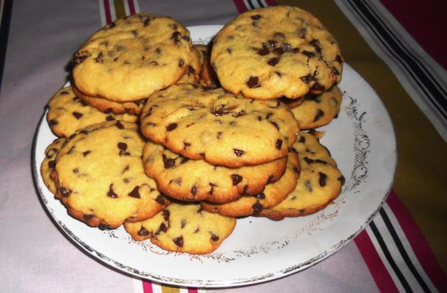 Cookies aux pépites de chocolat aux 2 sucres - Photo par mllemi