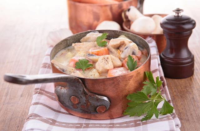 Blanquette de veau crémeuse - Photo par 750g