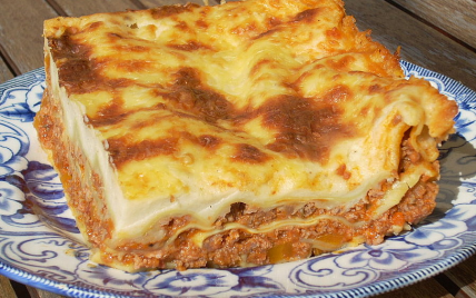 Lasagnes alla bolognese - Photo par La soupe à la citrouille