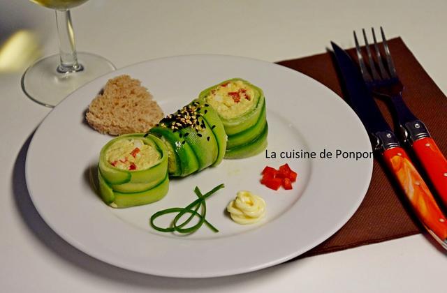 Maki de concombre au merlu - Photo par Ponpon