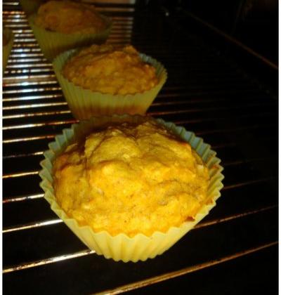 Muffins au potimarron et flocons d'avoine - Photo par kornce