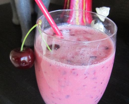 Smoothie à la cerise - Photo par Ameloche