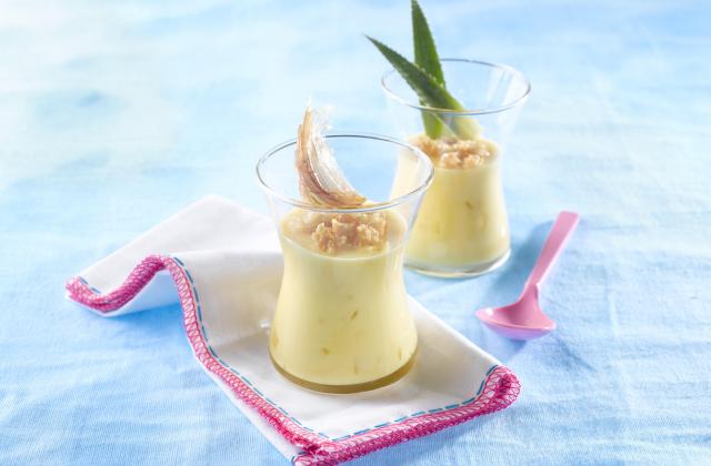 Crème aillée et vanillée à l'ananas - Photo par lail de nos terroirs