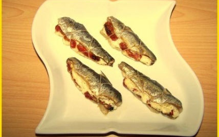 Sardines farcies au boursin et tomates confites - Photo par biscottine
